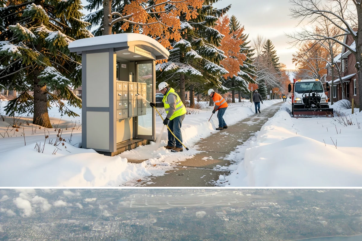 Property Management Deicing in Burien, King County, WA - Coverage spans the winter across every managed site, with coordinated portfolio-wide readiness during each lowland freezing-rain...