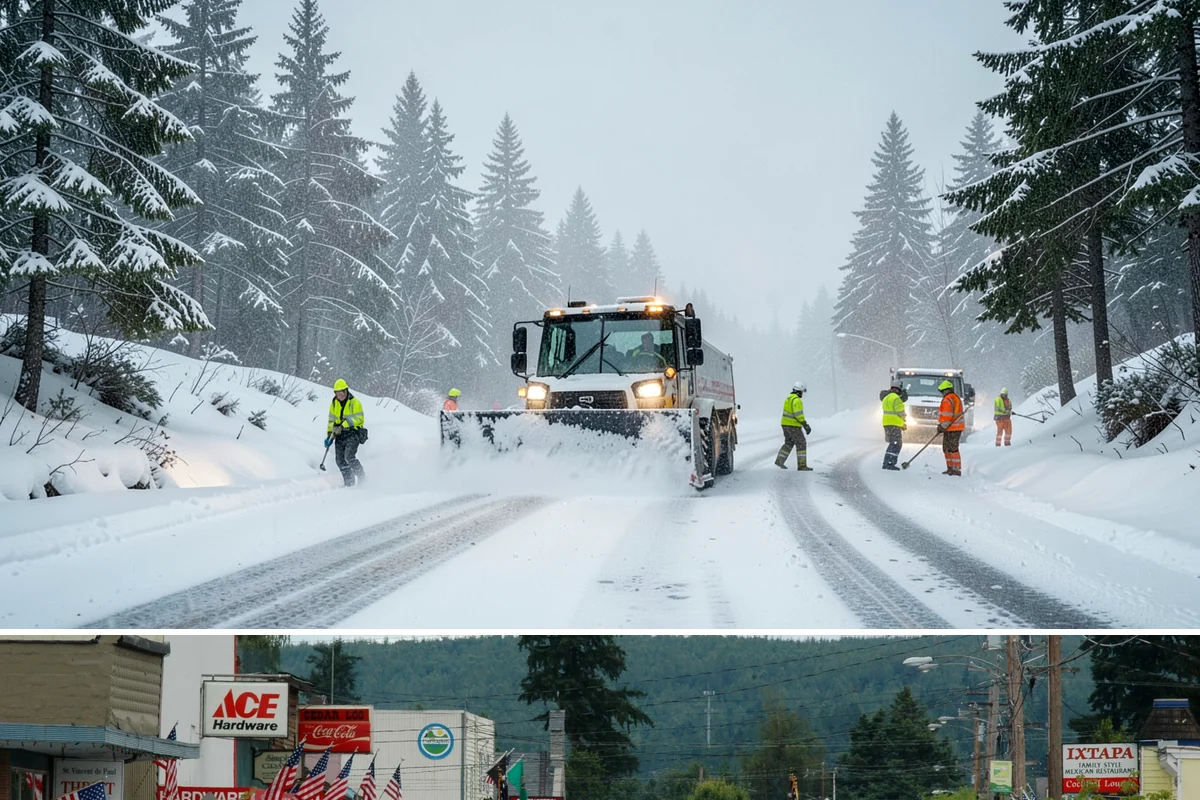 Property Management Deicing in Carnation, King County, WA - Coverage spans the winter across every managed site, with coordinated portfolio-wide readiness during each lowland freezing-rain...