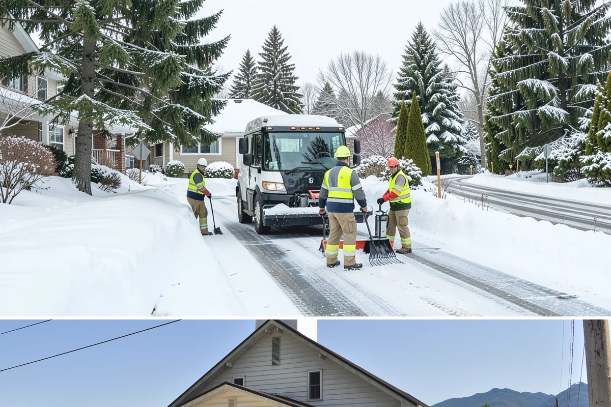 Property Management Deicing in Concrete, Skagit County, WA - Coverage spans the winter across every managed site, with coordinated portfolio-wide readiness during each lowland freezing-rain...