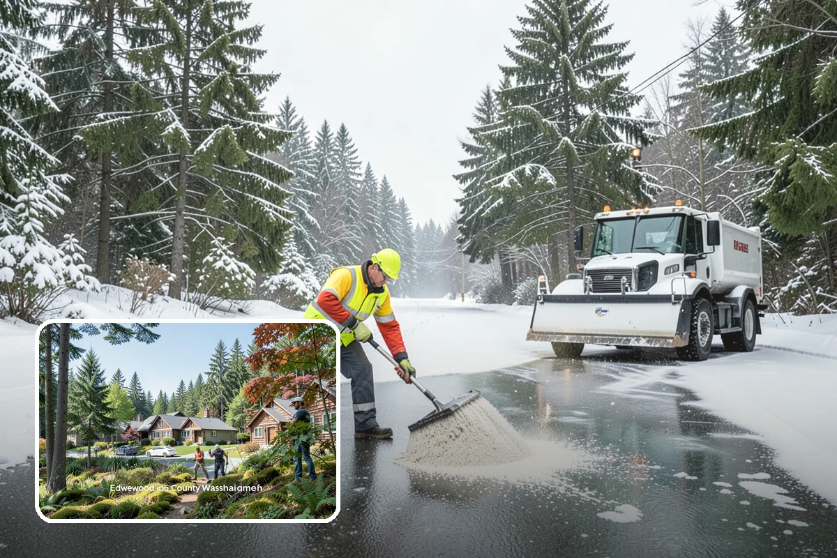 Property Management Deicing in Edgewood, Pierce County, WA - Delivers consistent ice control across the entire portfolio