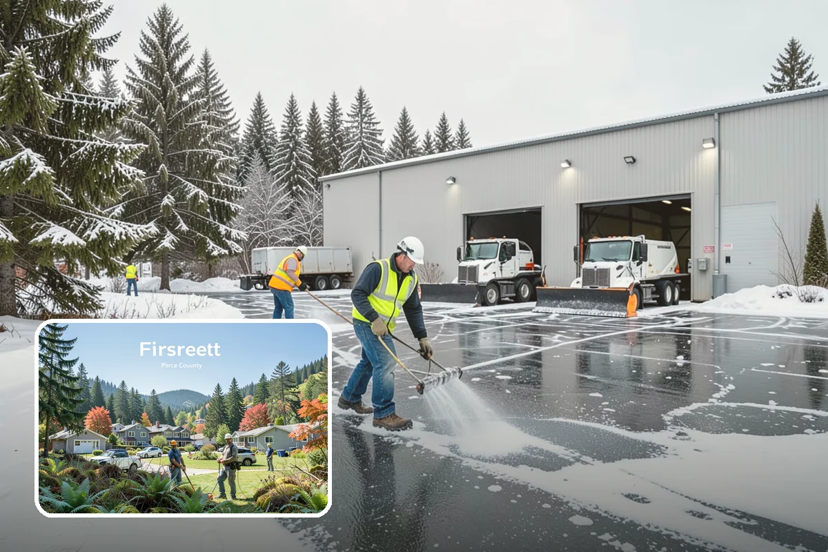 Property Management Deicing in Fircrest, Pierce County, WA - Delivers consistent ice control across the entire portfolio