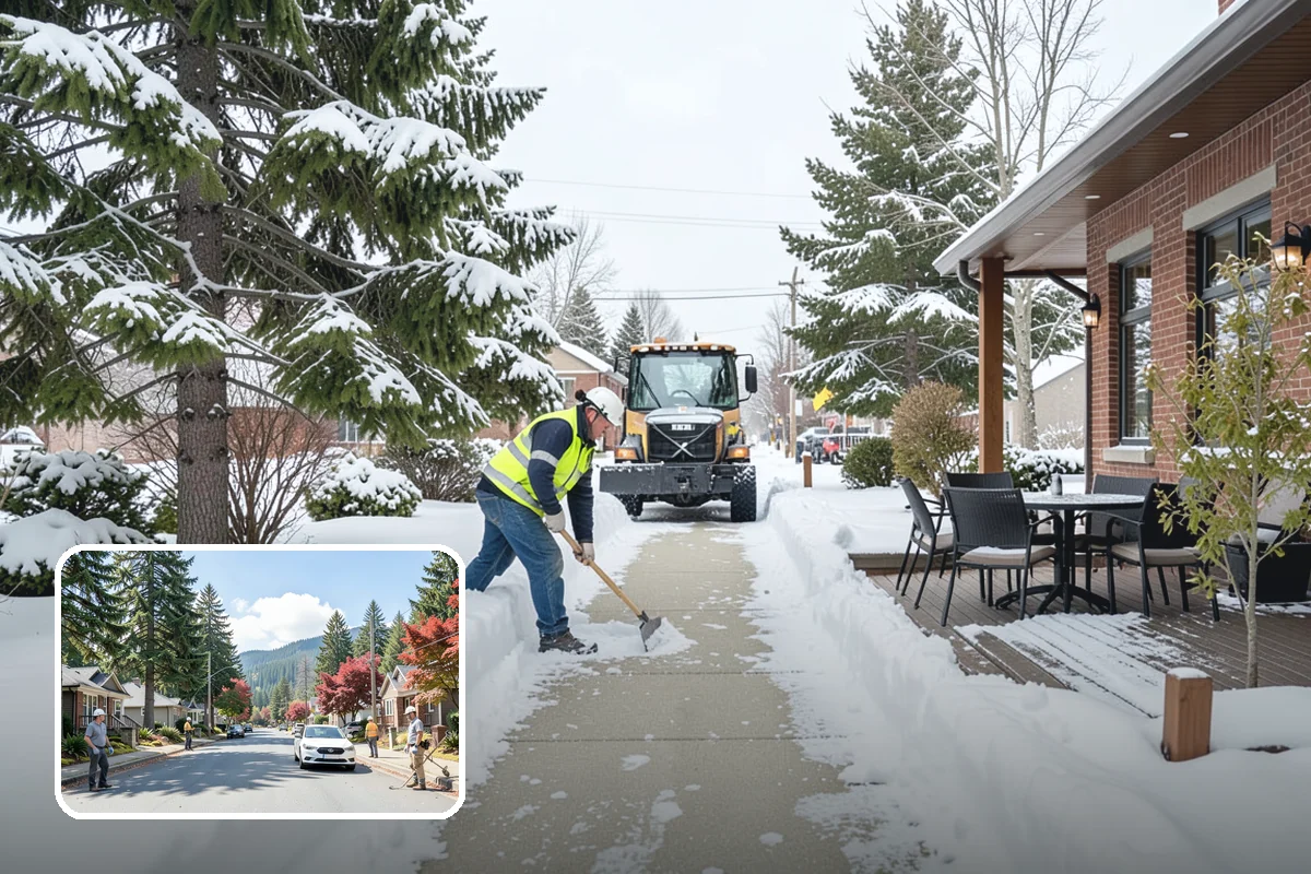 Property Management Deicing in Hunts Point, King County, WA - Delivers consistent ice control across the entire portfolio