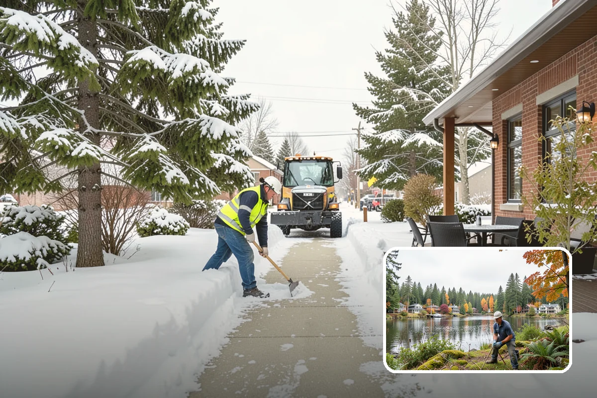 Property Management Deicing in La Conner, Skagit County, WA - Delivers consistent ice control across the entire portfolio