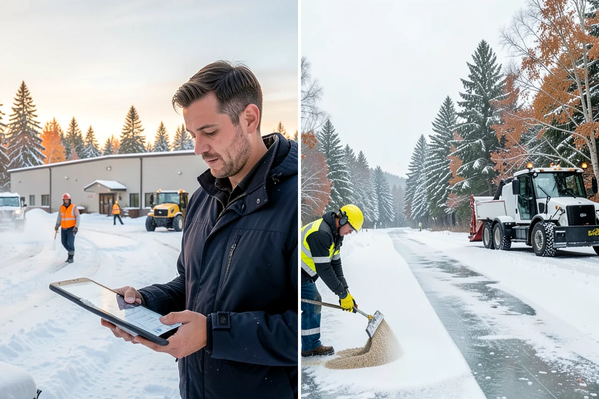 Property Management Deicing in Lakewood, Pierce County, WA - Inventory every managed property's ice-control needs with the manager