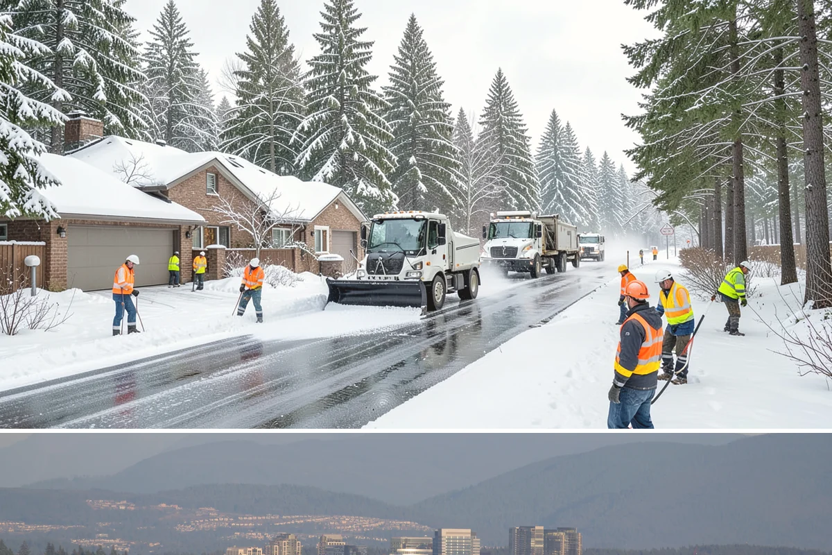 Property Management Deicing in Medina, King County, WA - Coverage spans the winter across every managed site, with coordinated portfolio-wide readiness during each lowland freezing-rain...