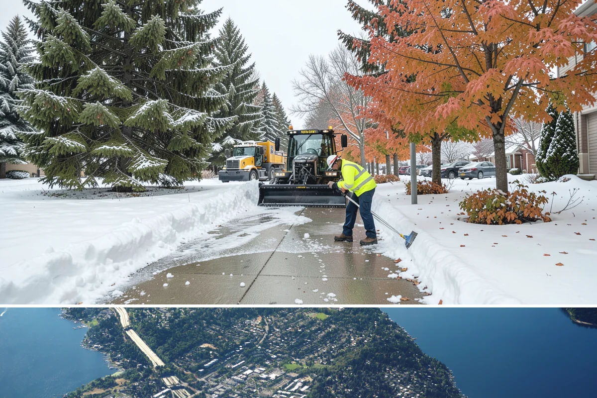 Property Management Deicing in Mercer Island, King County, WA - Coverage spans the winter across every managed site, with coordinated portfolio-wide readiness during each lowland freezing-rain...