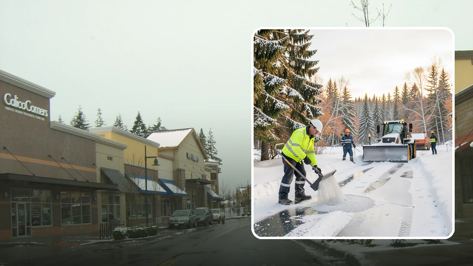 Property Management Deicing in Mill Creek, Snohomish County, WA - Portfolio-wide deicing for property managers, delivering consistent ice control and unified documentation across every managed...