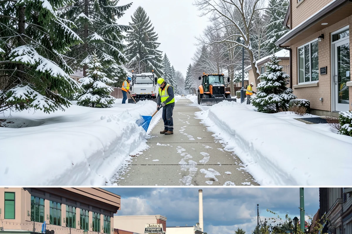 Property Management Deicing in Monroe, Snohomish County, WA - Coverage spans the winter across every managed site, with coordinated portfolio-wide readiness during each lowland freezing-rain...