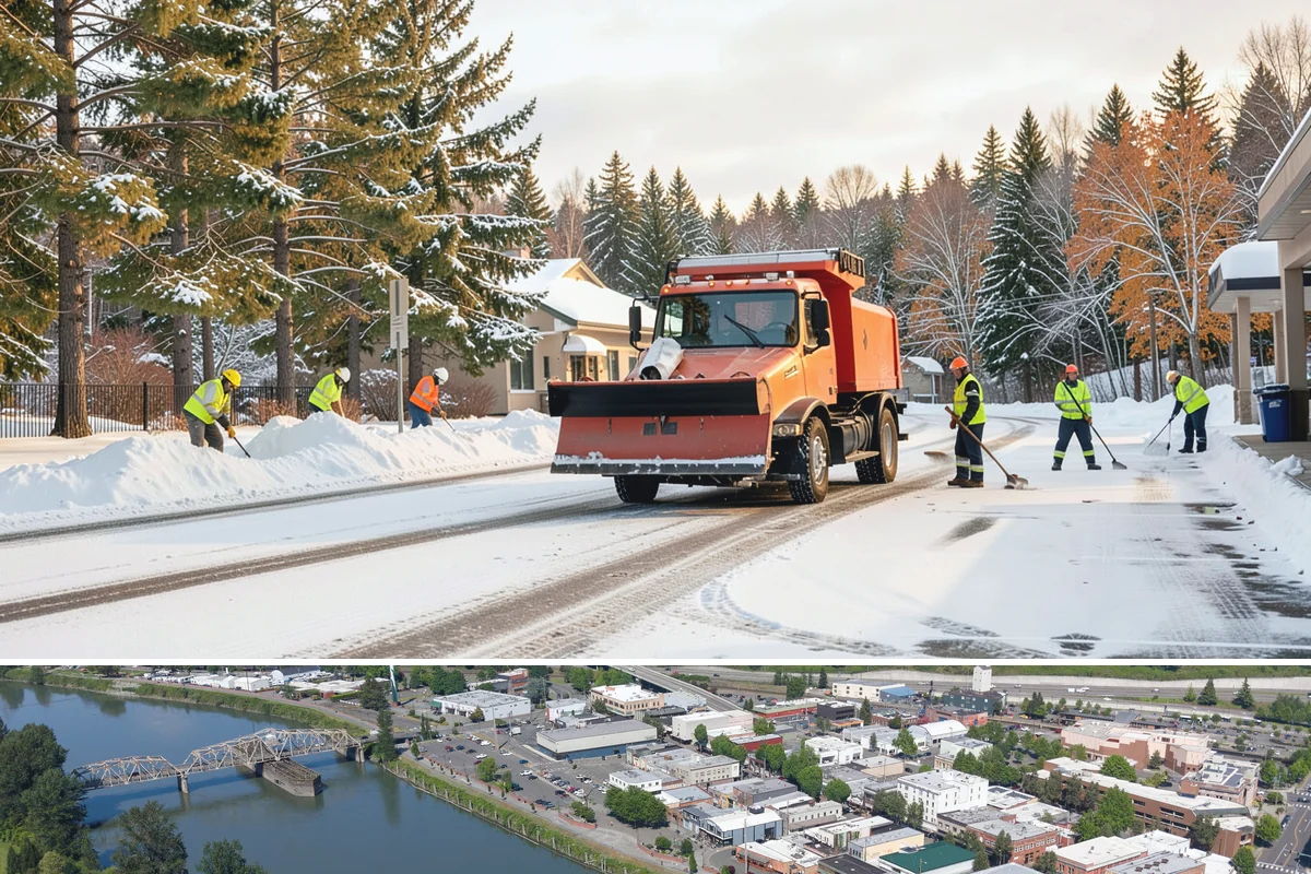 Property Management Deicing in Mount Vernon, Skagit County, WA - Coverage spans the winter across every managed site, with coordinated portfolio-wide readiness during each lowland freezing-rain...