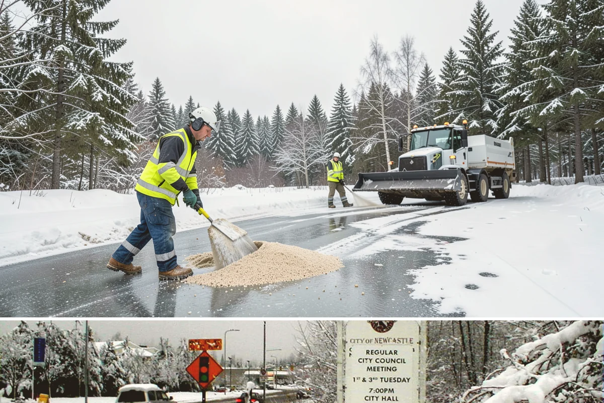 Property Management Deicing in Newcastle, King County, WA - Coverage spans the winter across every managed site, with coordinated portfolio-wide readiness during each lowland freezing-rain...
