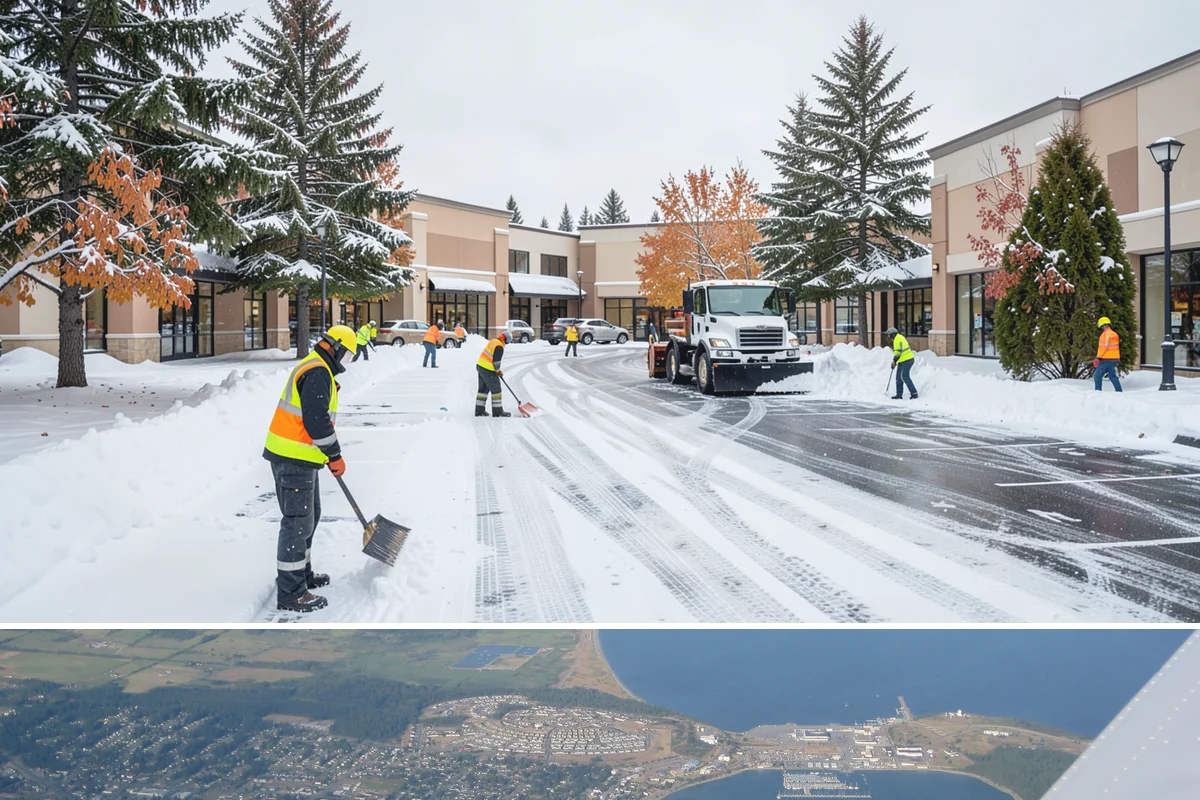 Property Management Deicing in Oak Harbor, Island County, WA - Coverage spans the winter across every managed site, with coordinated portfolio-wide readiness during each lowland freezing-rain...