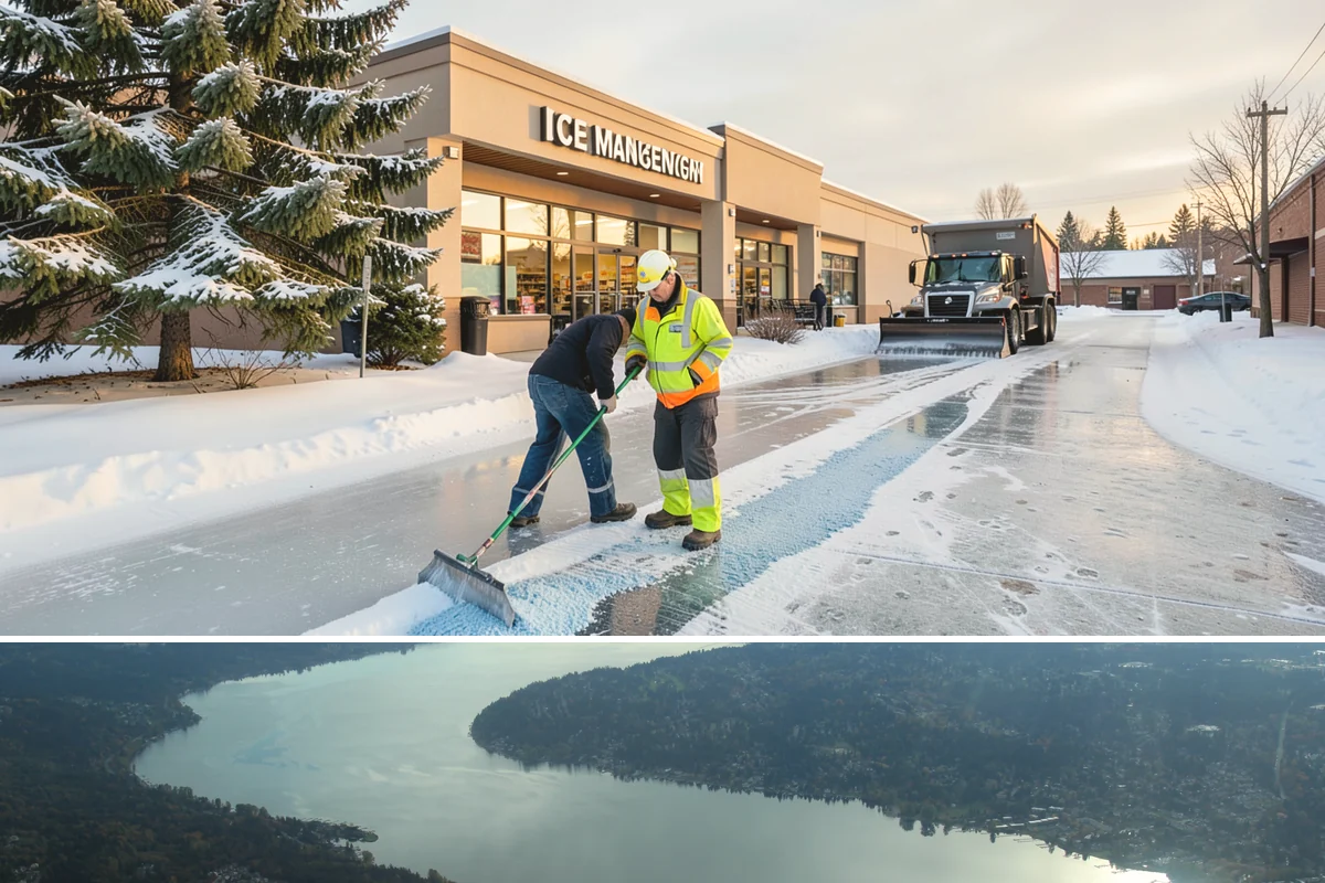 Property Management Deicing in Sammamish, King County, WA - Coverage spans the winter across every managed site, with coordinated portfolio-wide readiness during each lowland freezing-rain...