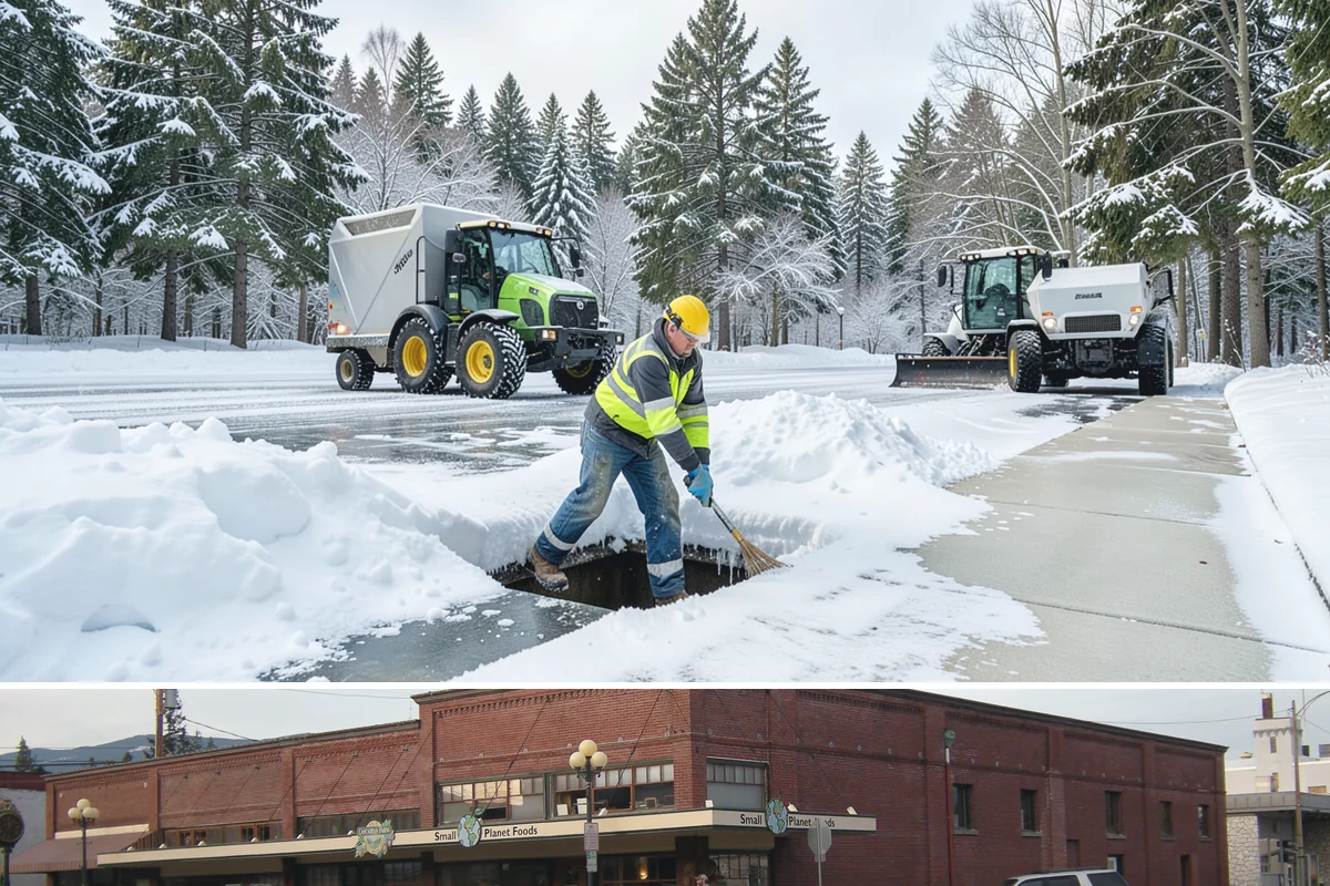 Property Management Deicing in Sedro-Woolley, Skagit County, WA - Coverage spans the winter across every managed site, with coordinated portfolio-wide readiness during each lowland freezing-rain...