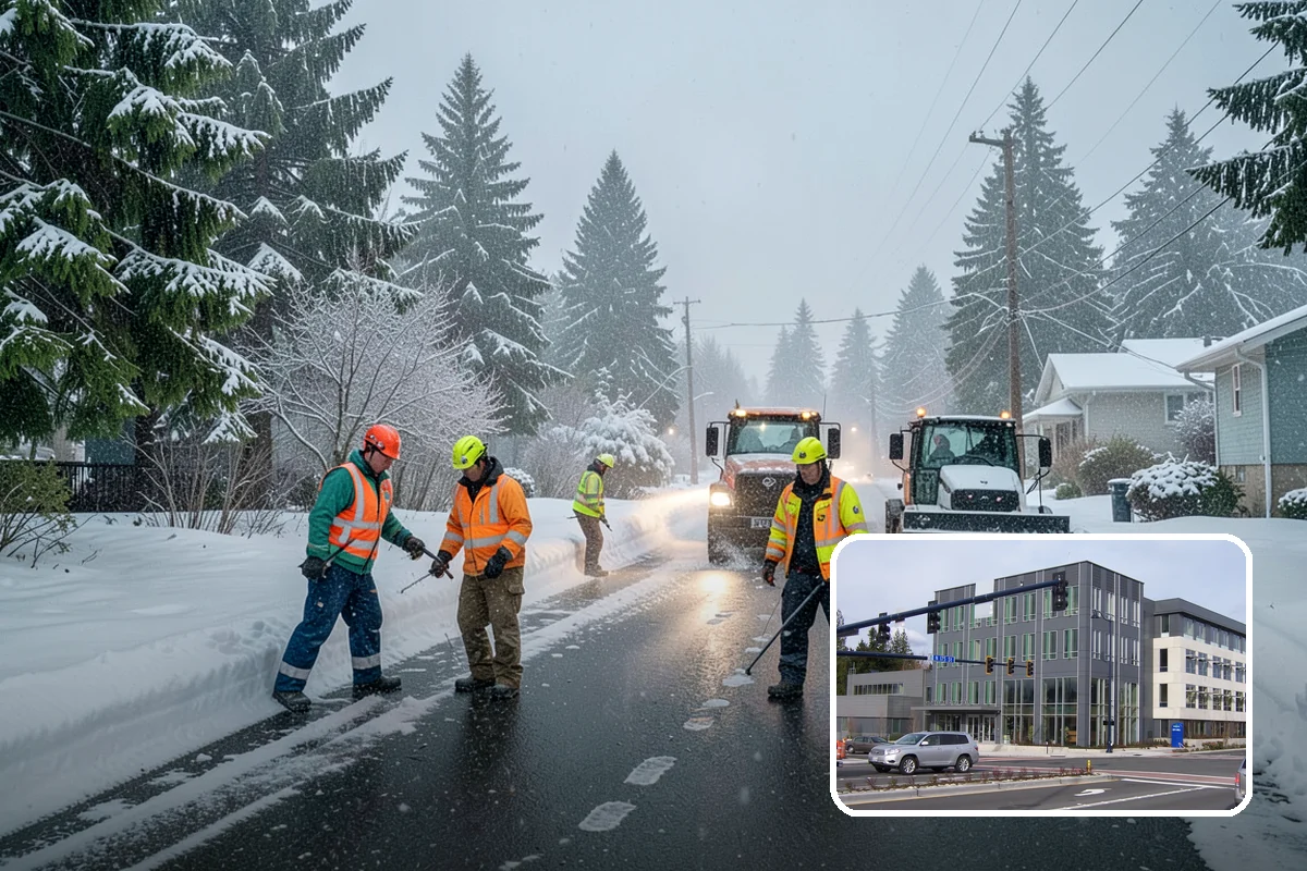 Property Management Deicing in Shoreline, King County, WA - Delivers consistent ice control across the entire portfolio