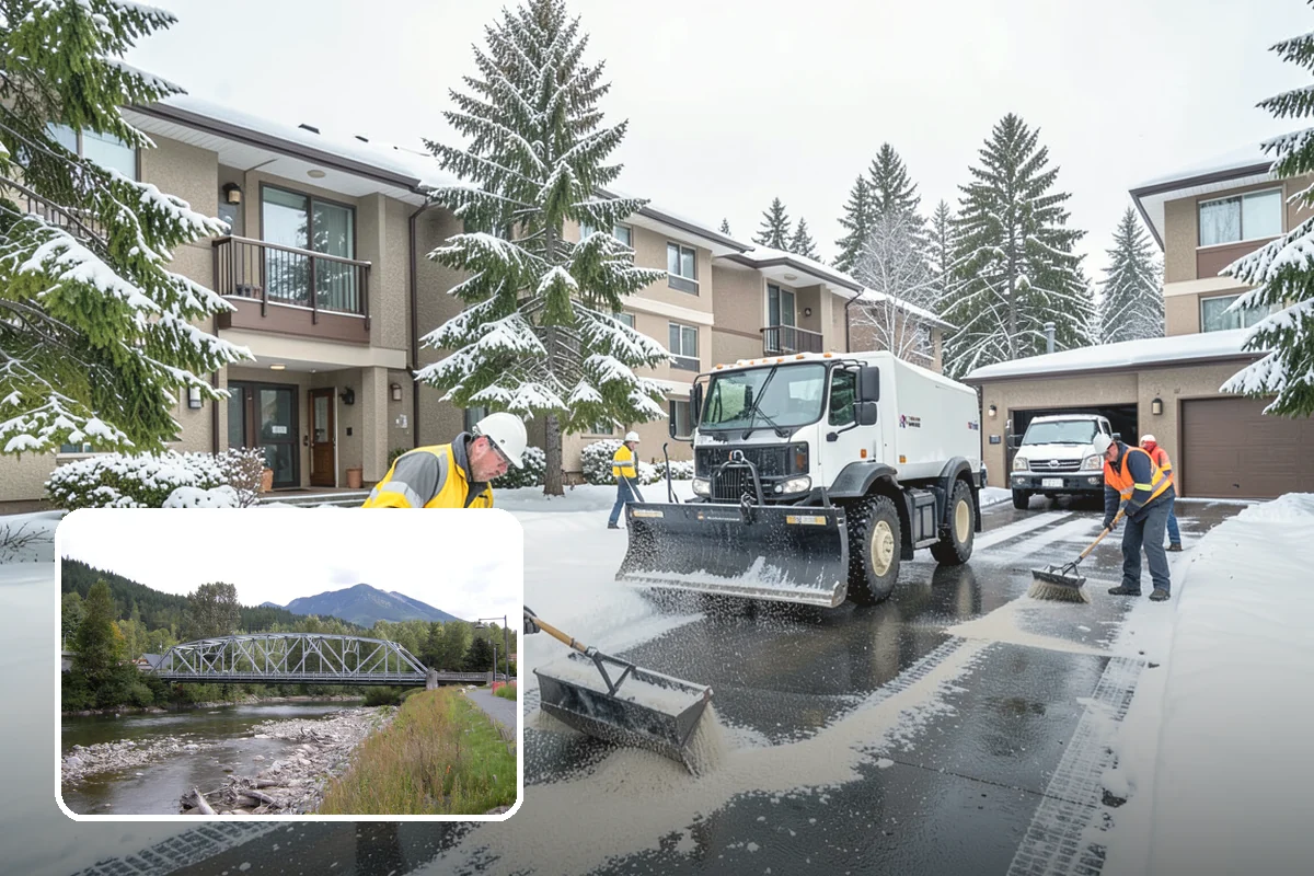 Property Management Deicing in Skykomish, King County, WA - Delivers consistent ice control across the entire portfolio