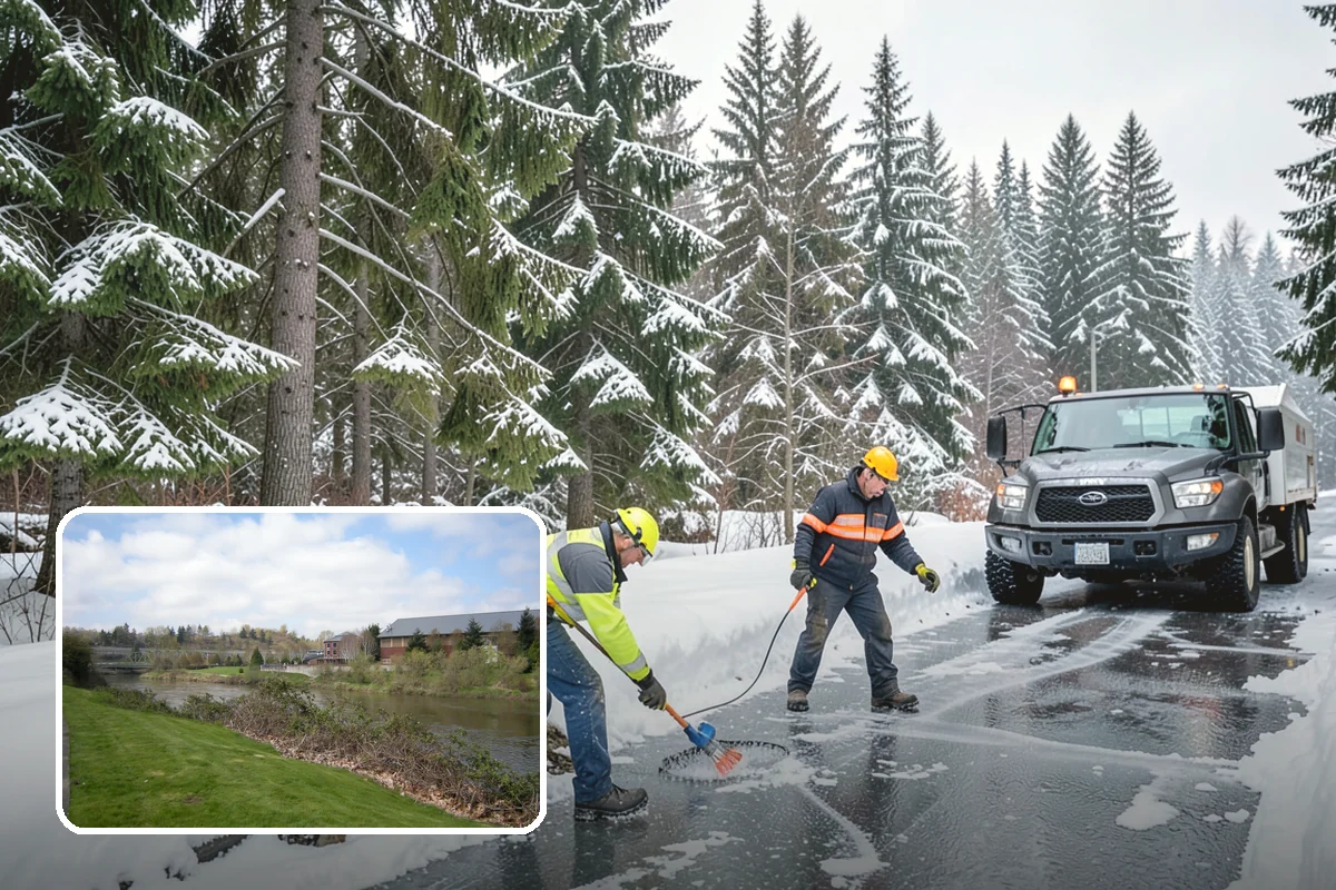 Property Management Deicing in Tukwila, King County, WA - Delivers consistent ice control across the entire portfolio
