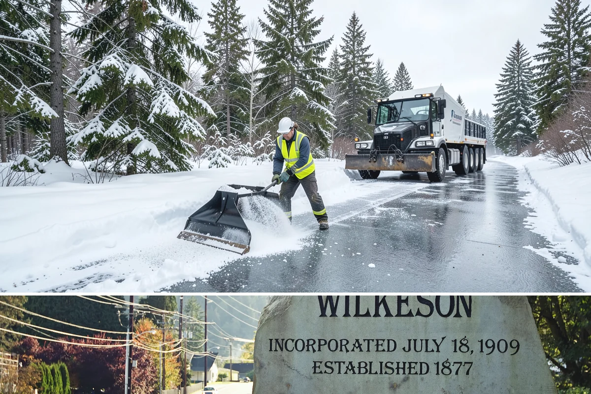 Property Management Deicing in Wilkeson, Pierce County, WA - Coverage spans the winter across every managed site, with coordinated portfolio-wide readiness during each lowland freezing-rain...