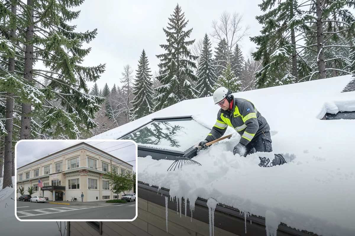 Property Management Parking Lot Snow Removal in Anacortes, Skagit County, WA - One contract and contact covers the entire property portfolio
