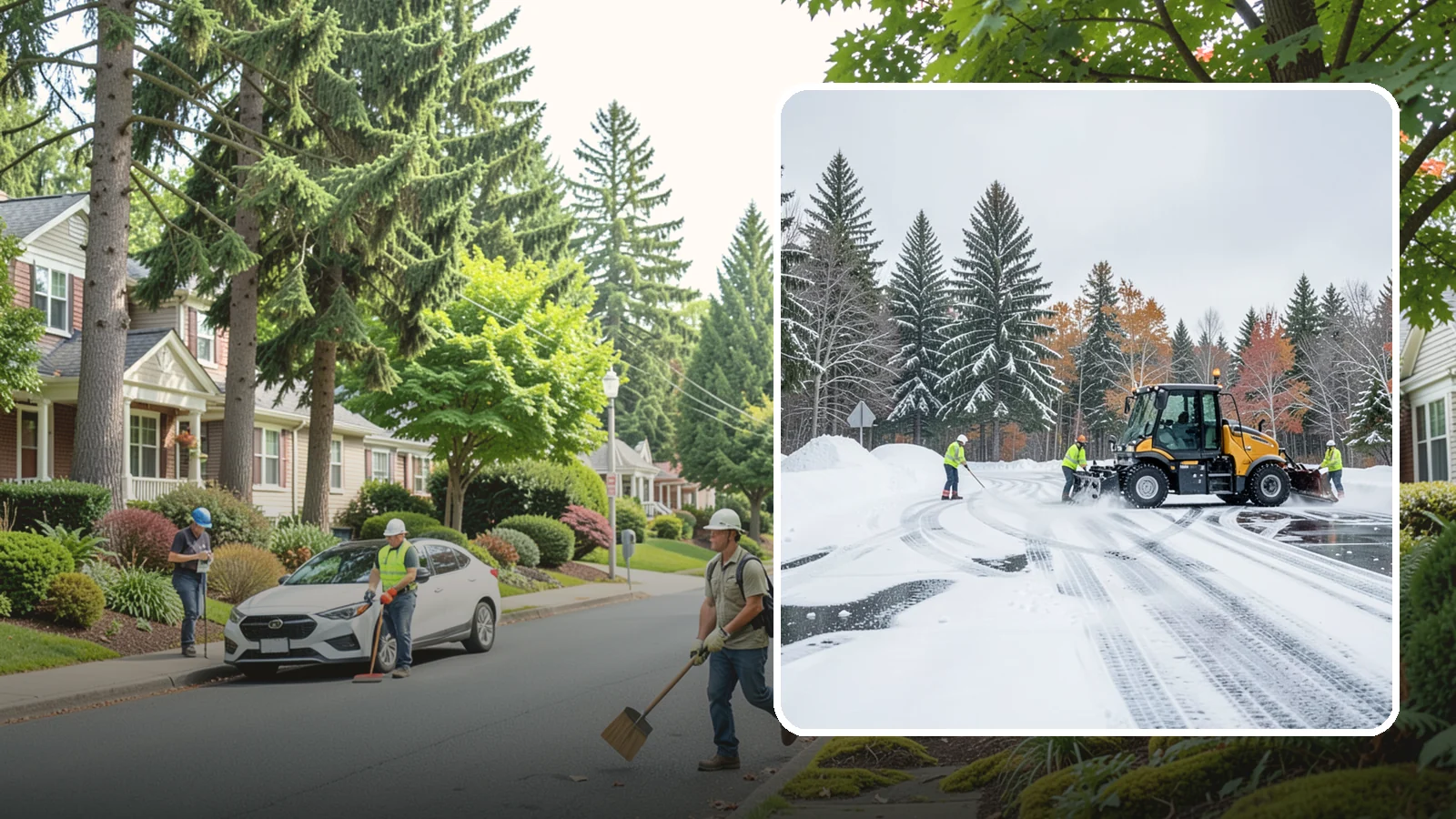 Property Management Parking Lot Snow Removal in Beaux Arts Village, King County, WA - We clear parking lots across a management portfolio under one Western Washington contract that keeps every property covered.