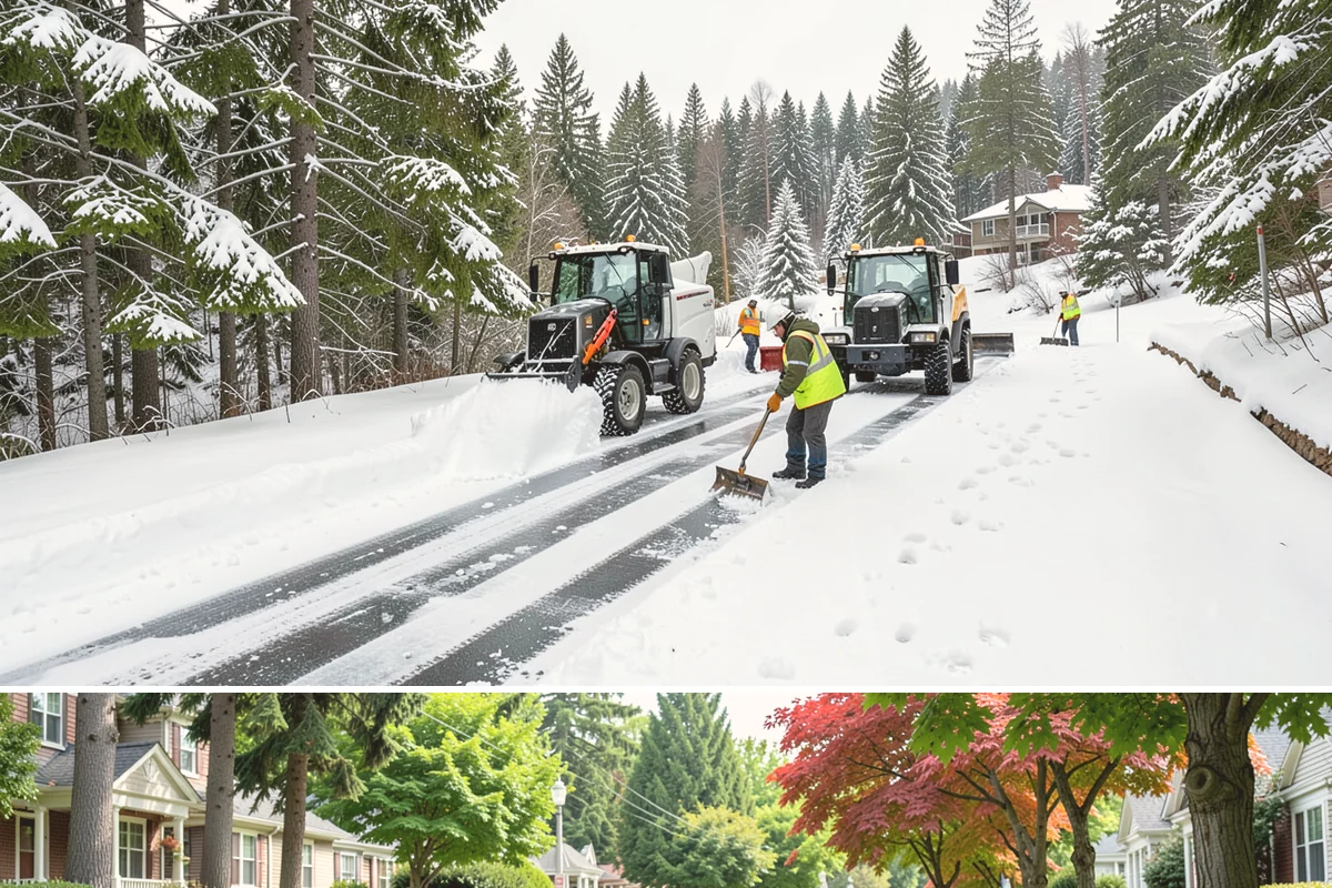 Property Management Parking Lot Snow Removal in Beaux Arts Village, King County, WA - Property management portfolios in Western Washington need the most coordinated service from December through February, when...