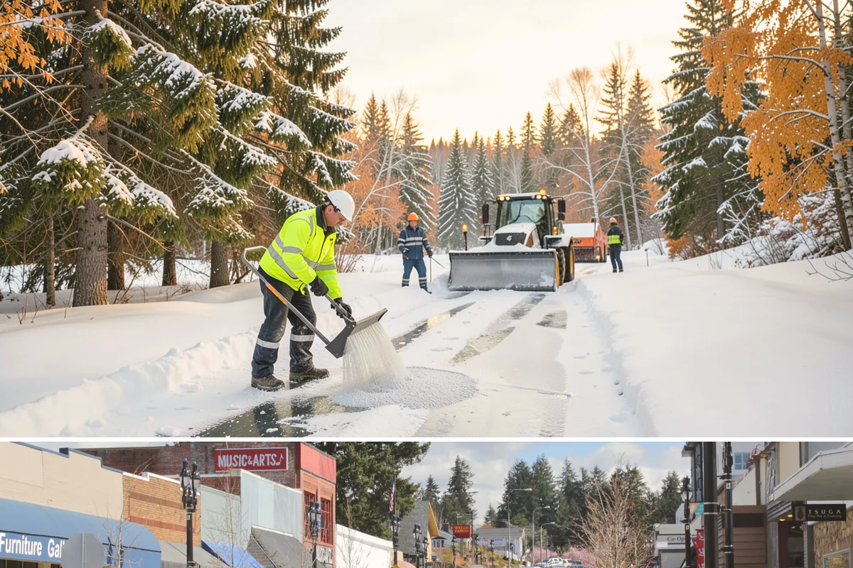 Property Management Parking Lot Snow Removal in Bothell, King County, WA - Property management portfolios in Western Washington need the most coordinated service from December through February, when...