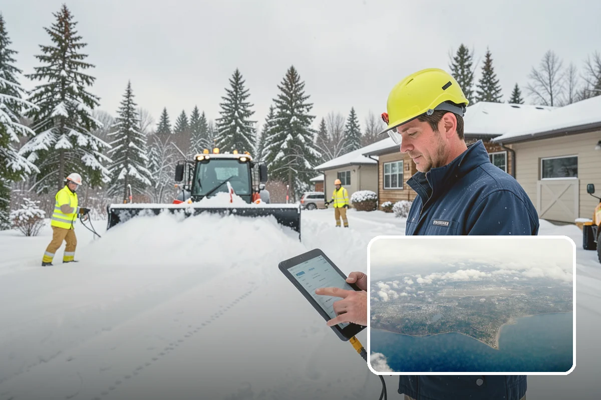 Property Management Parking Lot Snow Removal in Burien, King County, WA - One contract and contact covers the entire property portfolio