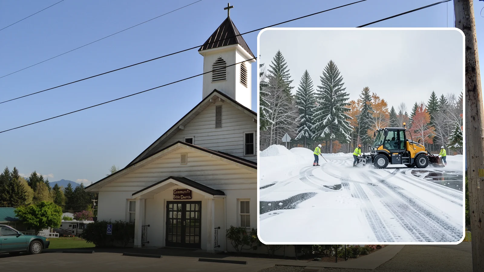 Property Management Parking Lot Snow Removal in Concrete, Skagit County, WA - We clear parking lots across a management portfolio under one Western Washington contract that keeps every property covered.