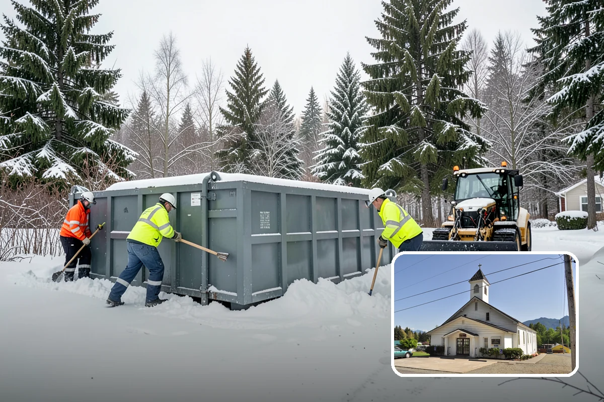 Property Management Parking Lot Snow Removal in Concrete, Skagit County, WA - One contract and contact covers the entire property portfolio