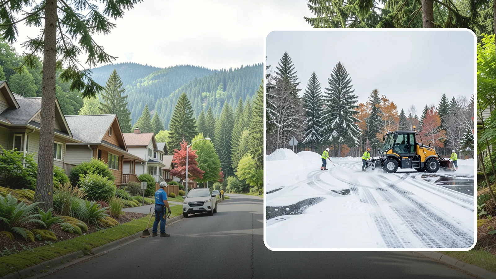 Property Management Parking Lot Snow Removal in Darrington, Snohomish County, WA - We clear parking lots across a management portfolio under one Western Washington contract that keeps every property covered.