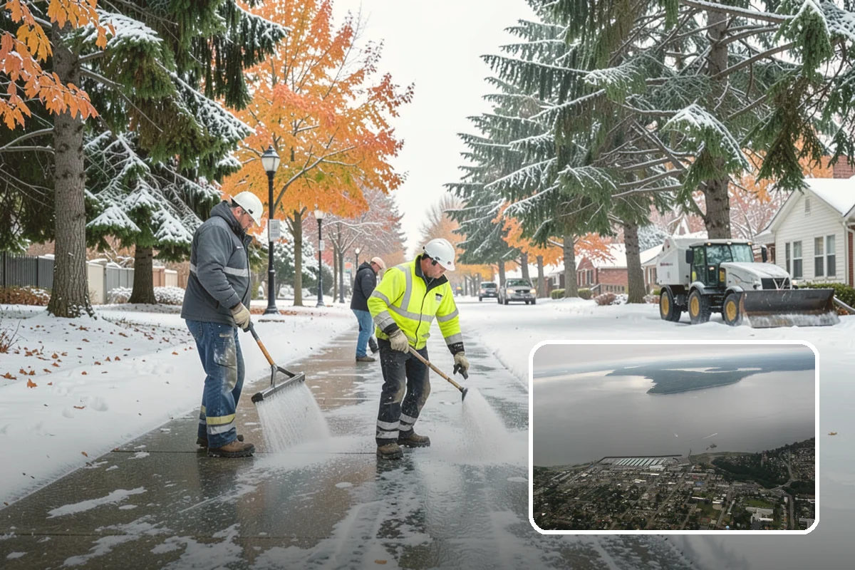Property Management Parking Lot Snow Removal in Des Moines, King County, WA - One contract and contact covers the entire property portfolio