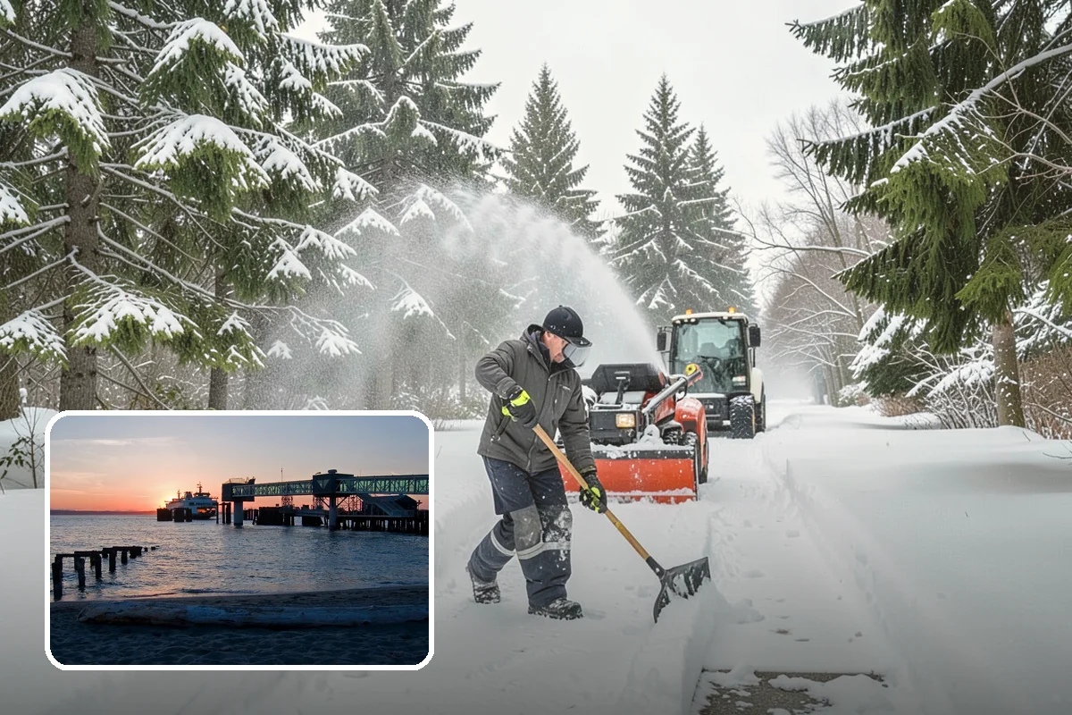 Property Management Parking Lot Snow Removal in Edmonds, Snohomish County, WA - One contract and contact covers the entire property portfolio