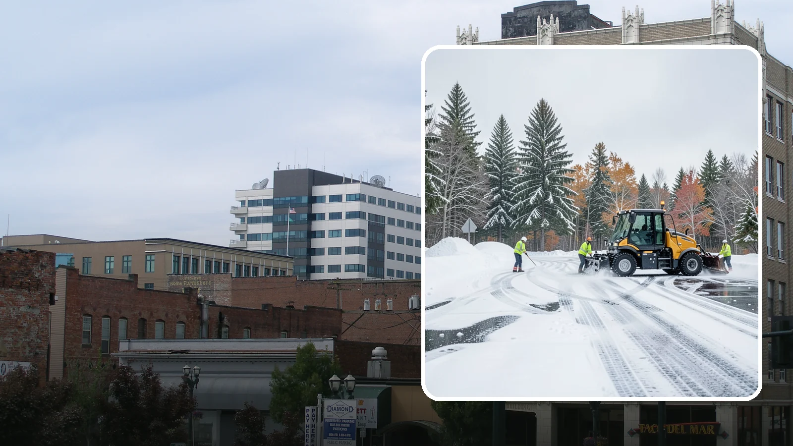 Property Management Parking Lot Snow Removal in Everett, Snohomish County, WA - We clear parking lots across a management portfolio under one Western Washington contract that keeps every property covered.