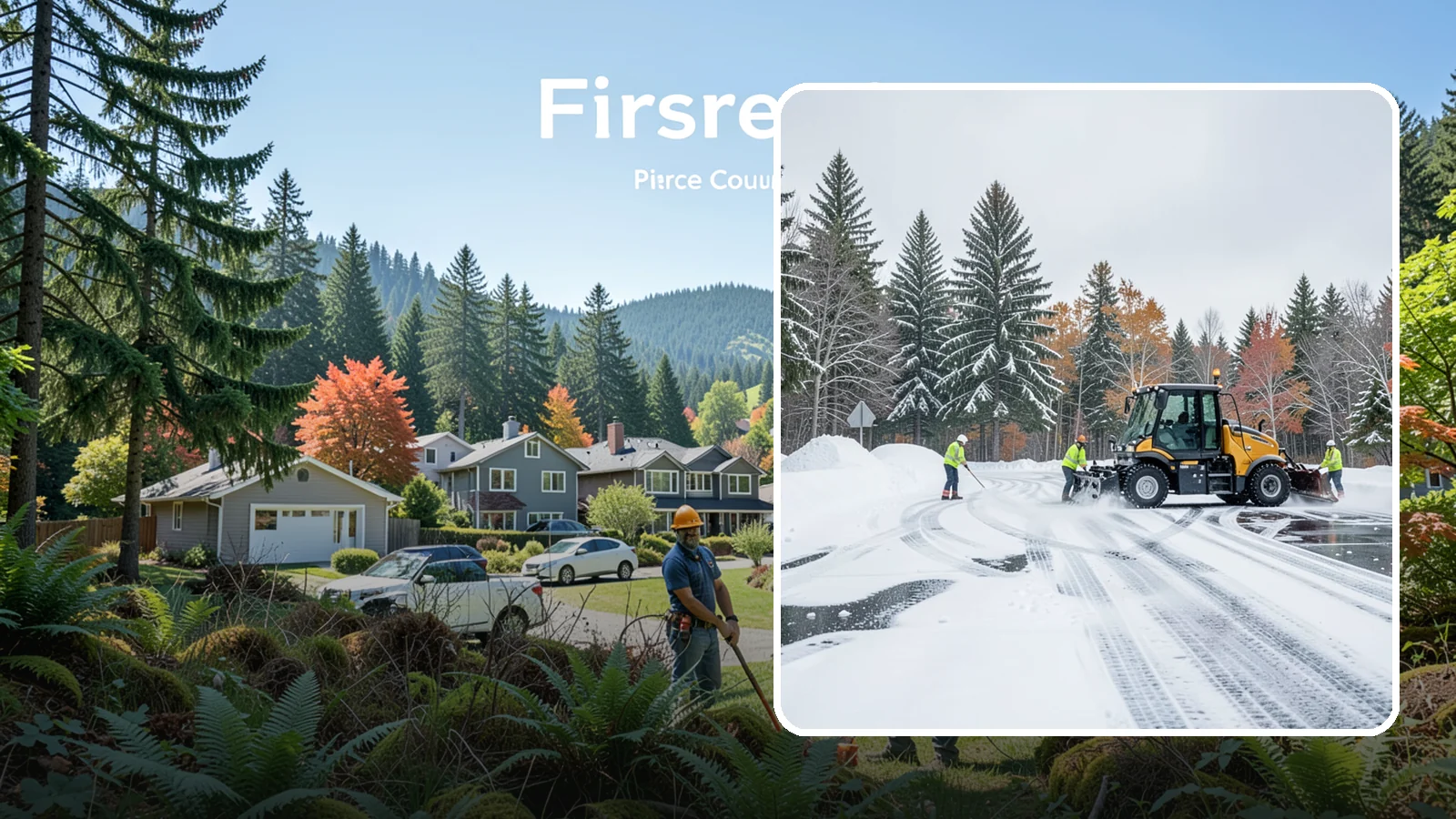 Property Management Parking Lot Snow Removal in Fircrest, Pierce County, WA - We clear parking lots across a management portfolio under one Western Washington contract that keeps every property covered.
