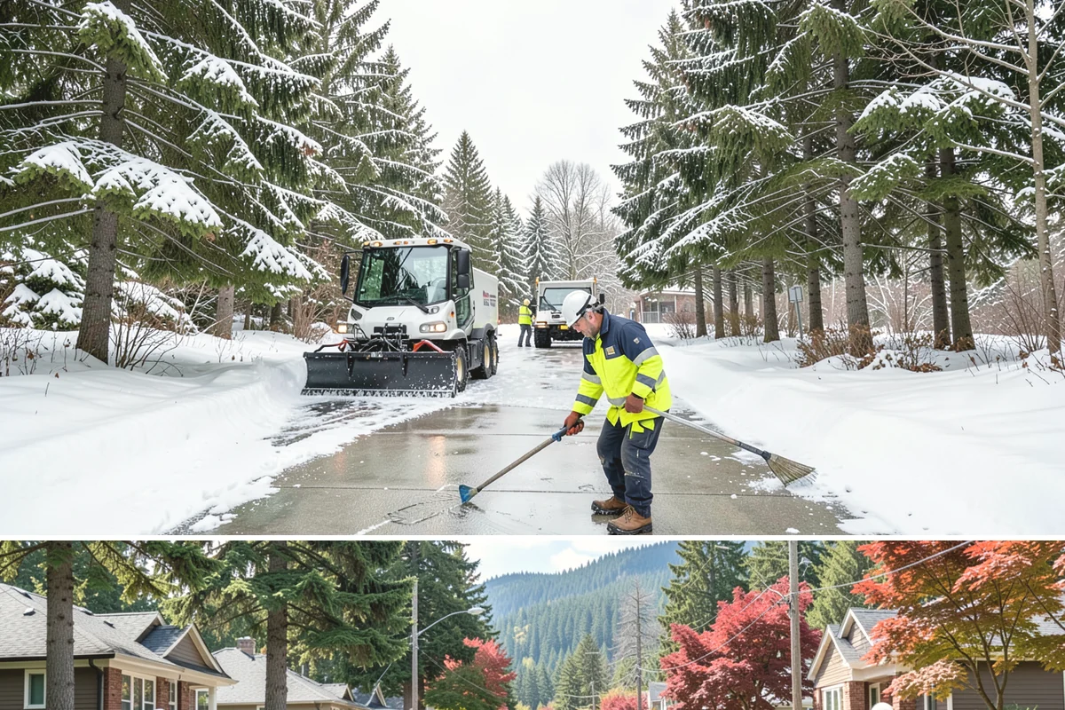 Property Management Parking Lot Snow Removal in Hunts Point, King County, WA - Property management portfolios in Western Washington need the most coordinated service from December through February, when...