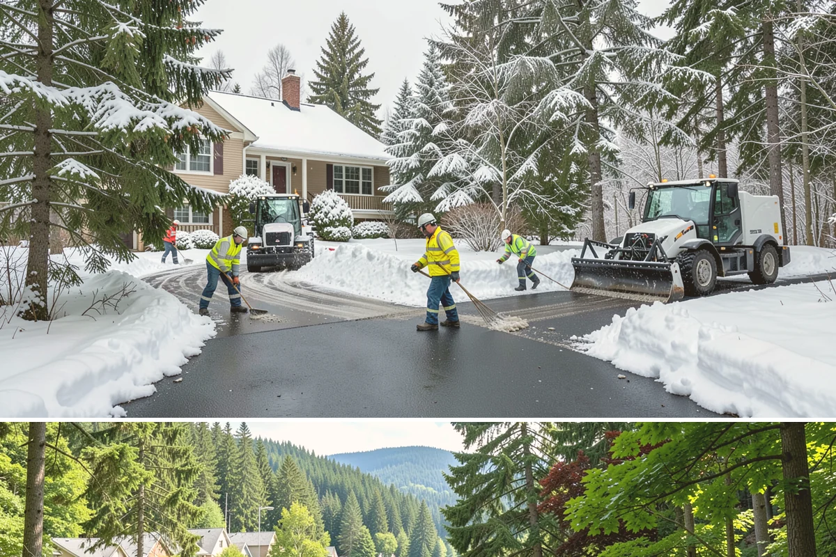 Property Management Parking Lot Snow Removal in Lake Forest Park, King County, WA - Property management portfolios in Western Washington need the most coordinated service from December through February, when...