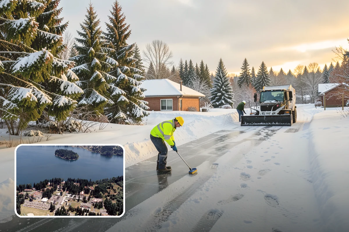 Property Management Parking Lot Snow Removal in Lakewood, Pierce County, WA - One contract and contact covers the entire property portfolio