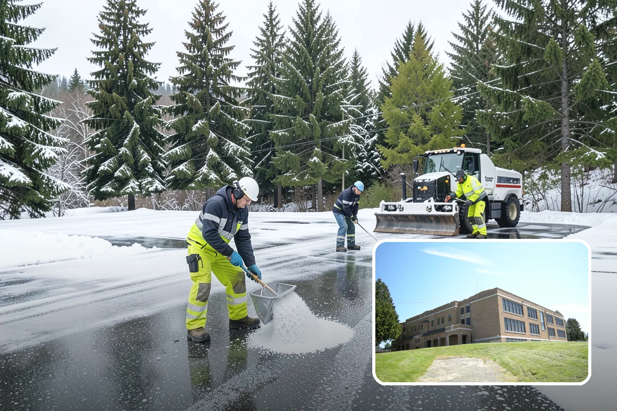 Property Management Parking Lot Snow Removal in Maple Valley, King County, WA - One contract and contact covers the entire property portfolio