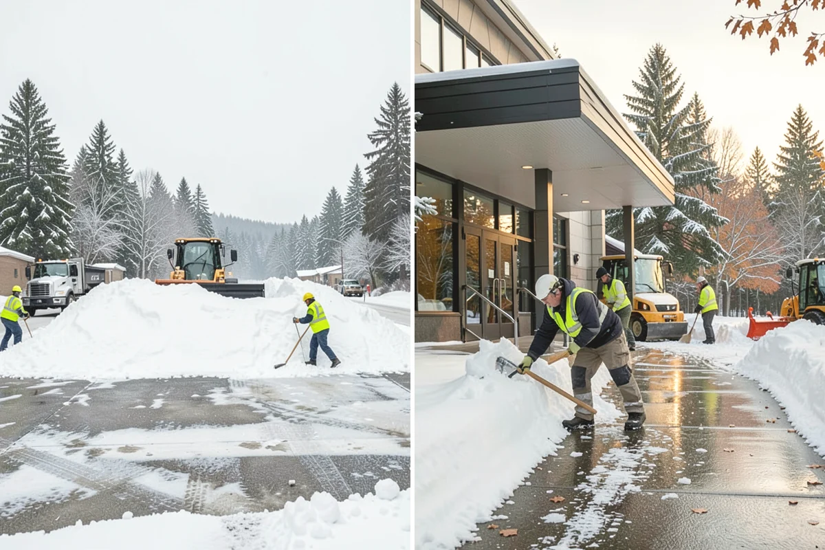 Property Management Parking Lot Snow Removal in Monroe, Snohomish County, WA - Inventory every portfolio lot, trigger depth, and tenant profile
