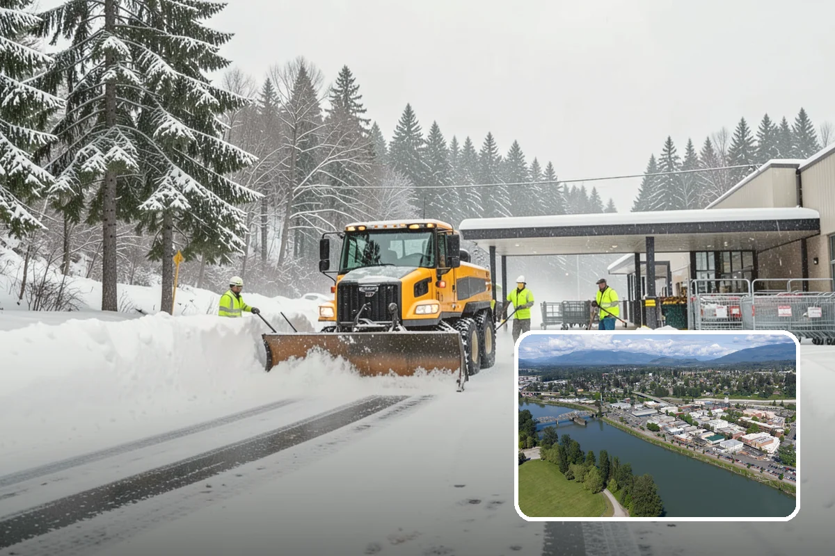 Property Management Parking Lot Snow Removal in Mount Vernon, Skagit County, WA - One contract and contact covers the entire property portfolio