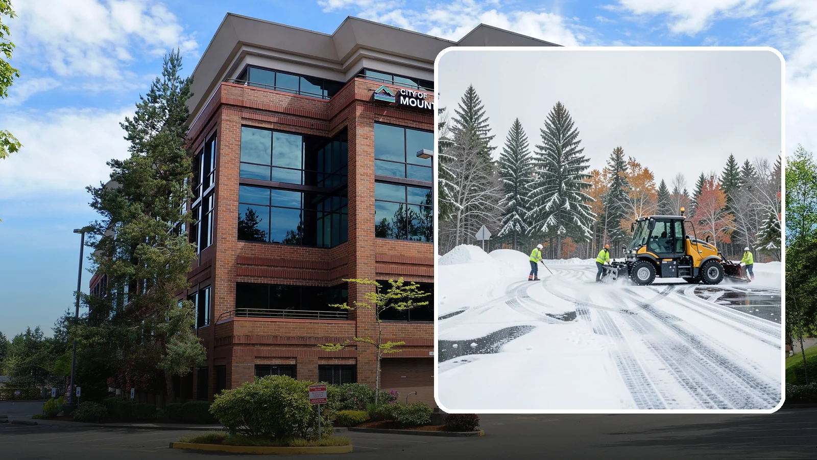 Property Management Parking Lot Snow Removal in Mountlake Terrace, Snohomish County, WA - We clear parking lots across a management portfolio under one Western Washington contract that keeps every property covered.