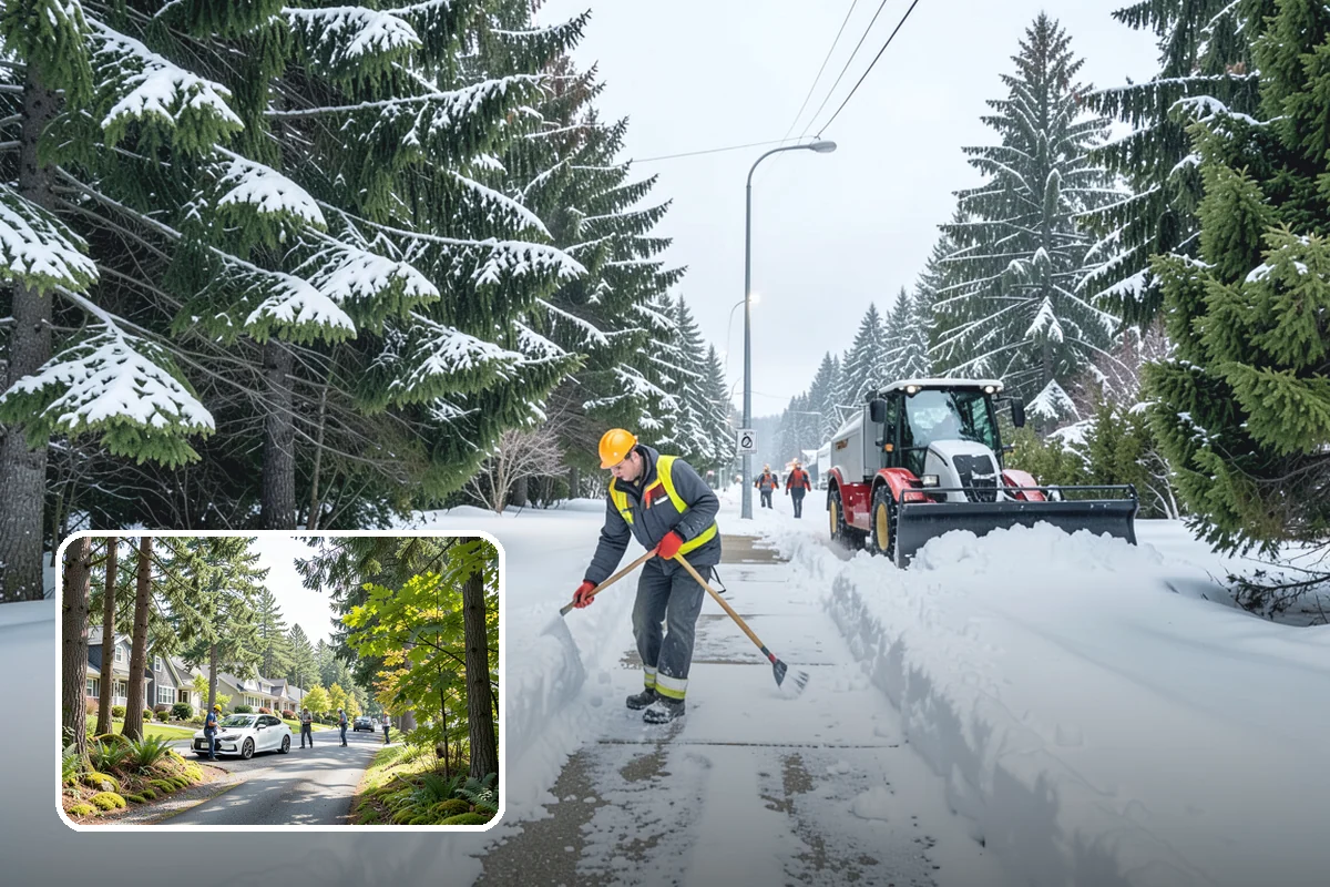 Property Management Parking Lot Snow Removal in Normandy Park, King County, WA - One contract and contact covers the entire property portfolio