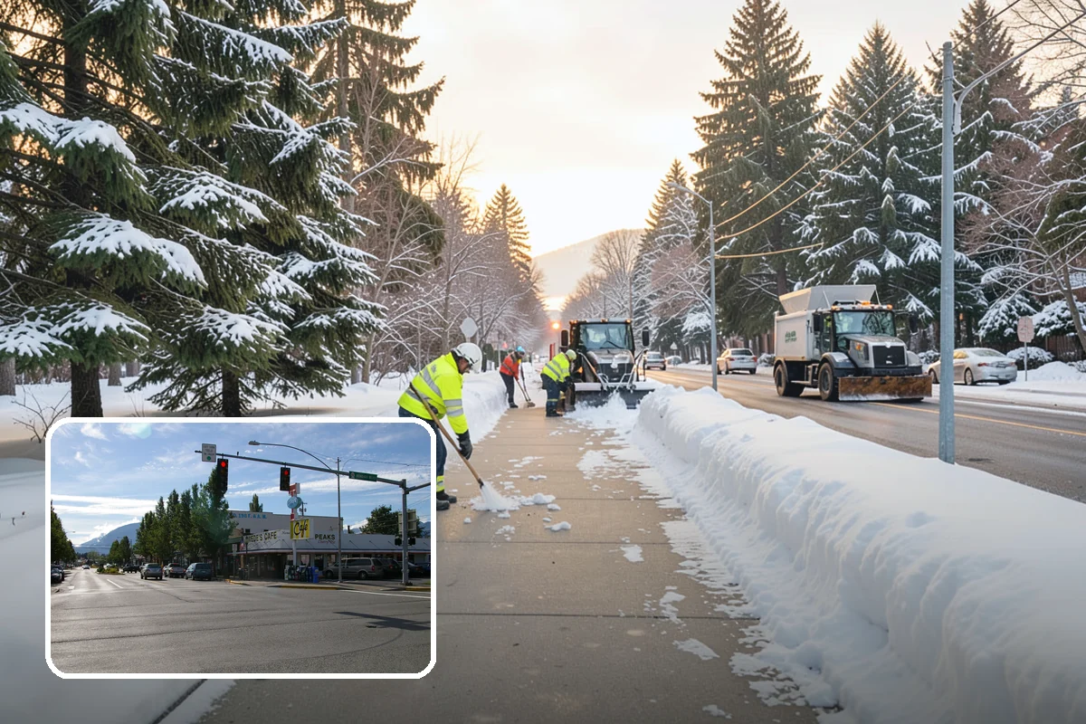 Property Management Parking Lot Snow Removal in North Bend, King County, WA - One contract and contact covers the entire property portfolio