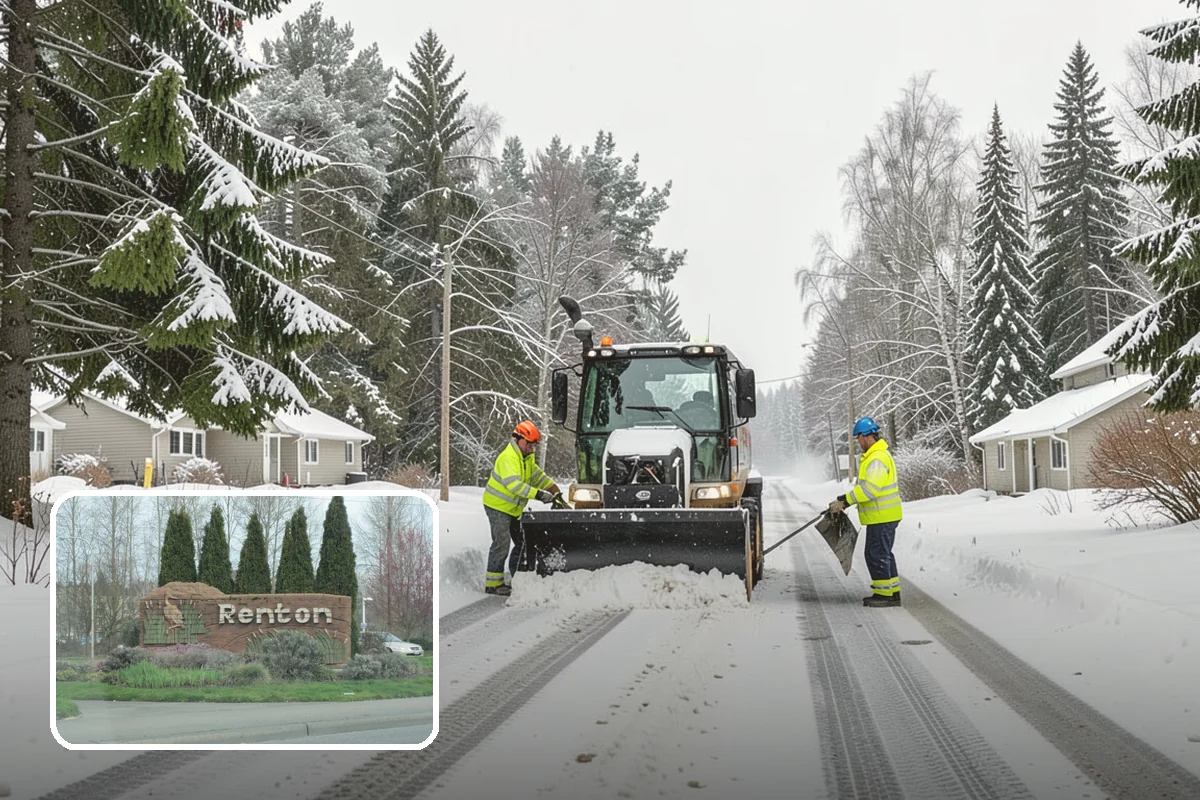 Property Management Parking Lot Snow Removal in Renton, King County, WA - One contract and contact covers the entire property portfolio