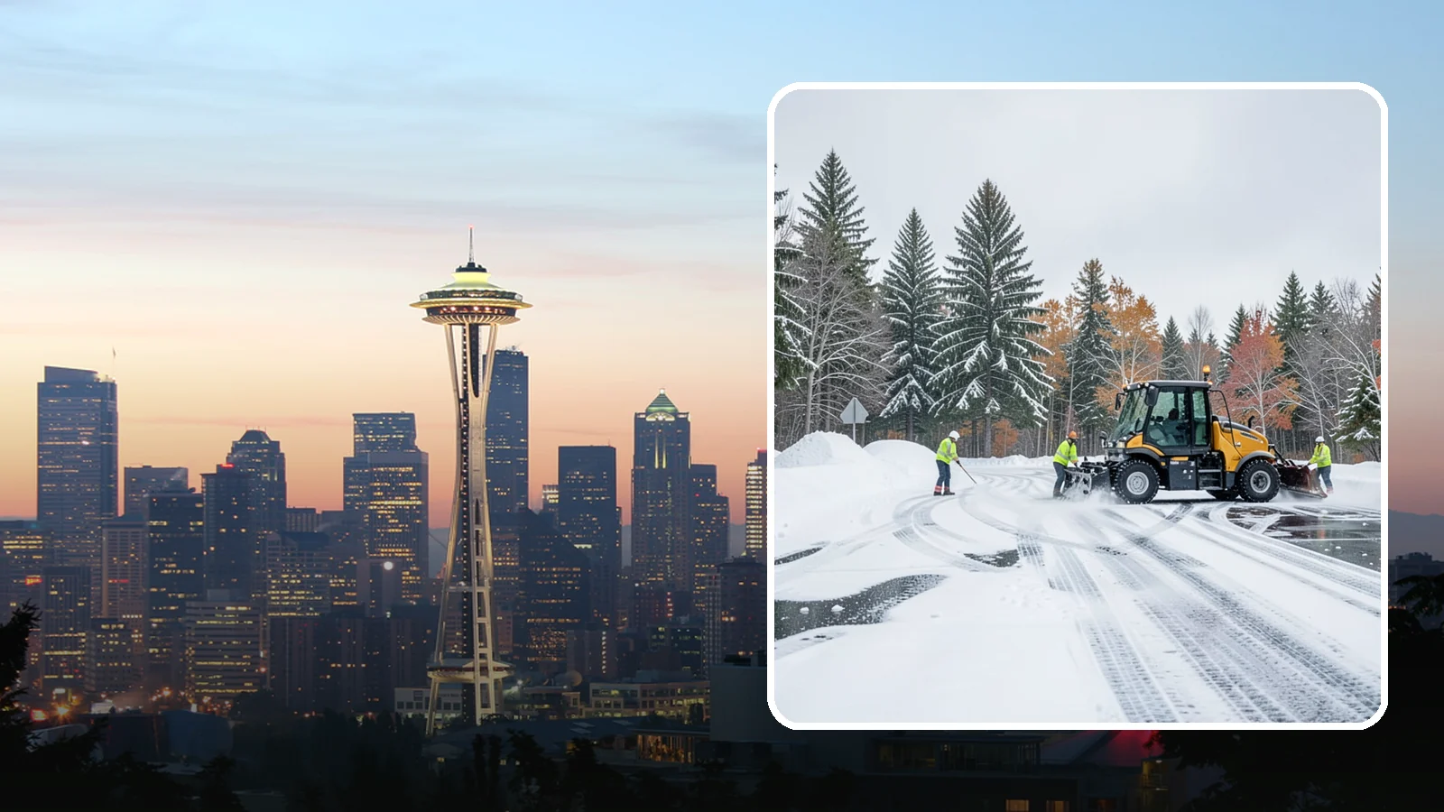 Property Management Parking Lot Snow Removal in Seattle, King County, WA - We clear parking lots across a management portfolio under one Western Washington contract that keeps every property covered.