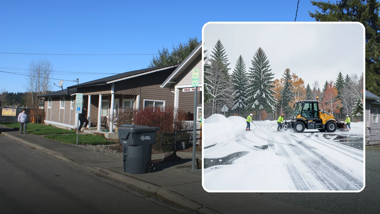 Property Management Parking Lot Snow Removal in South Prairie, Pierce County, WA - We clear parking lots across a management portfolio under one Western Washington contract that keeps every property covered.