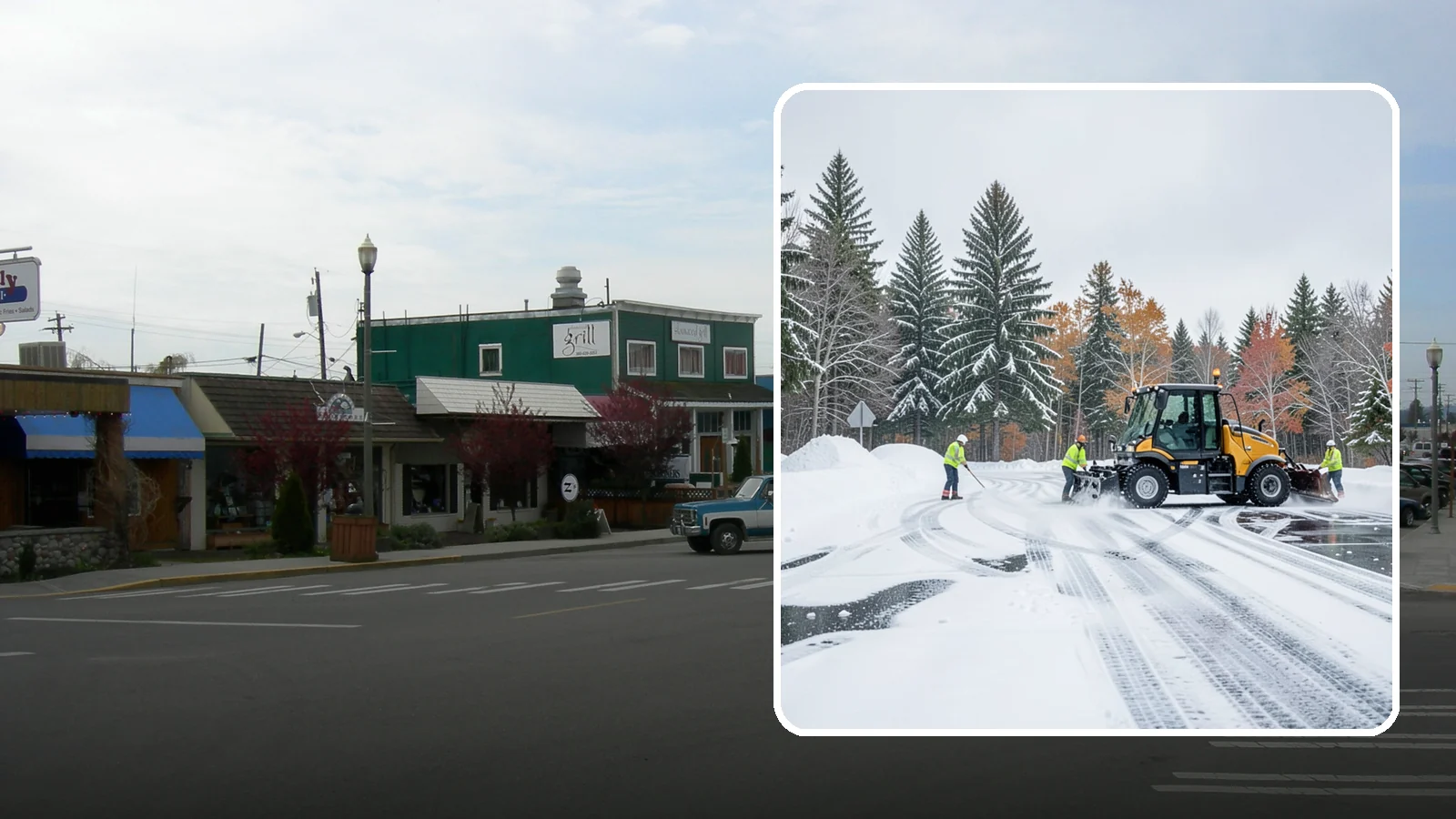 Property Management Parking Lot Snow Removal in Stanwood, Snohomish County, WA - We clear parking lots across a management portfolio under one Western Washington contract that keeps every property covered.