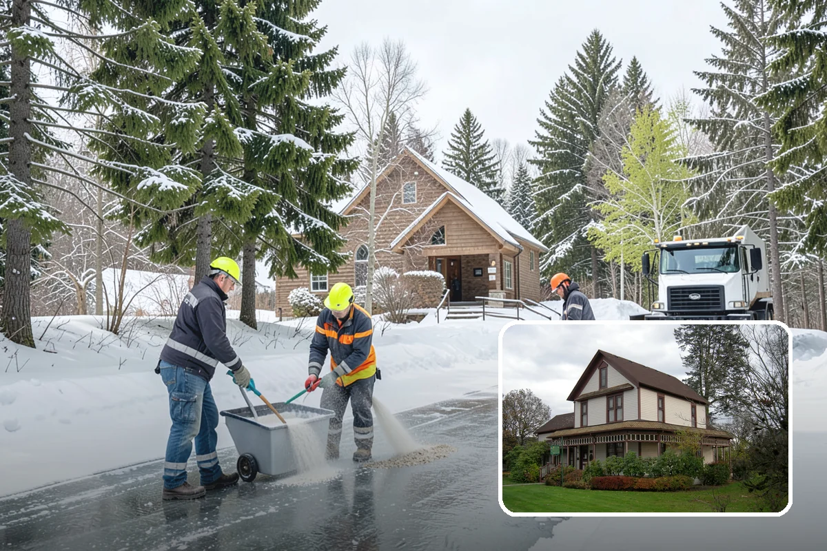 Property Management Parking Lot Snow Removal in Sumner, Pierce County, WA - One contract and contact covers the entire property portfolio