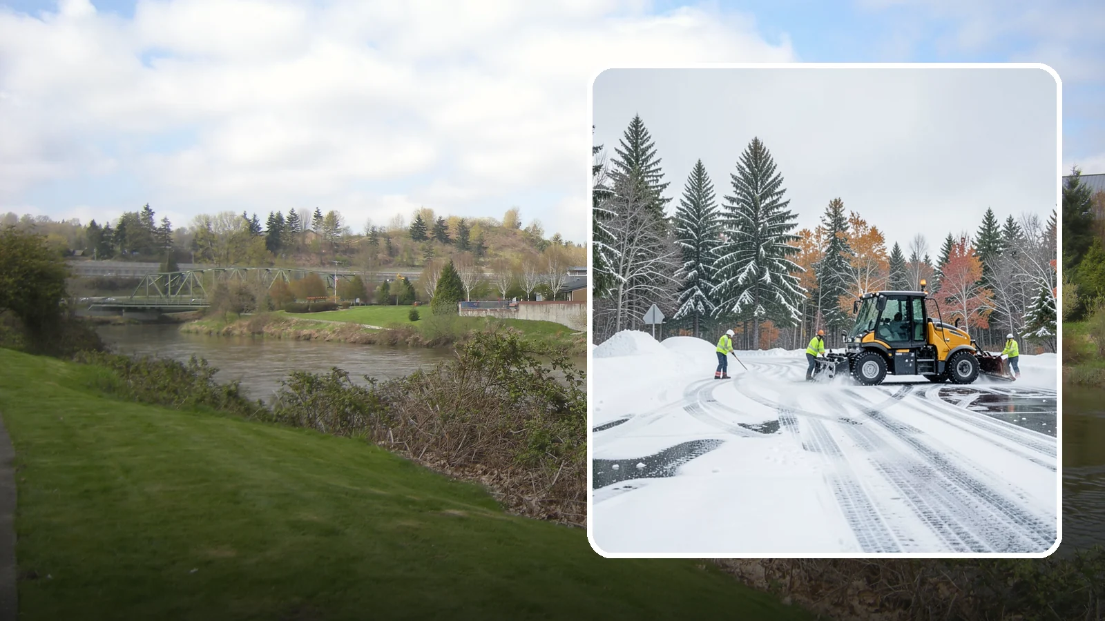 Property Management Parking Lot Snow Removal in Tukwila, King County, WA - We clear parking lots across a management portfolio under one Western Washington contract that keeps every property covered.