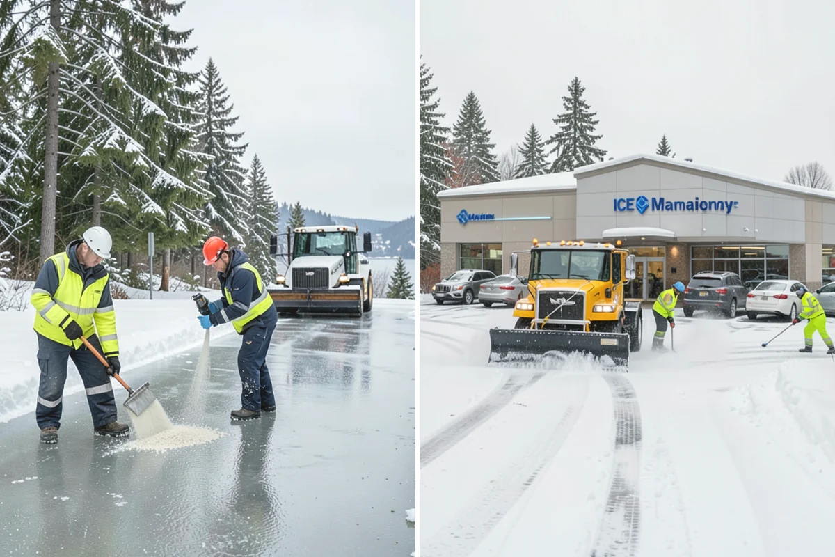 Property Management Sidewalk Clearing in Anacortes, Skagit County, WA - Inventory the walkways at each managed property
