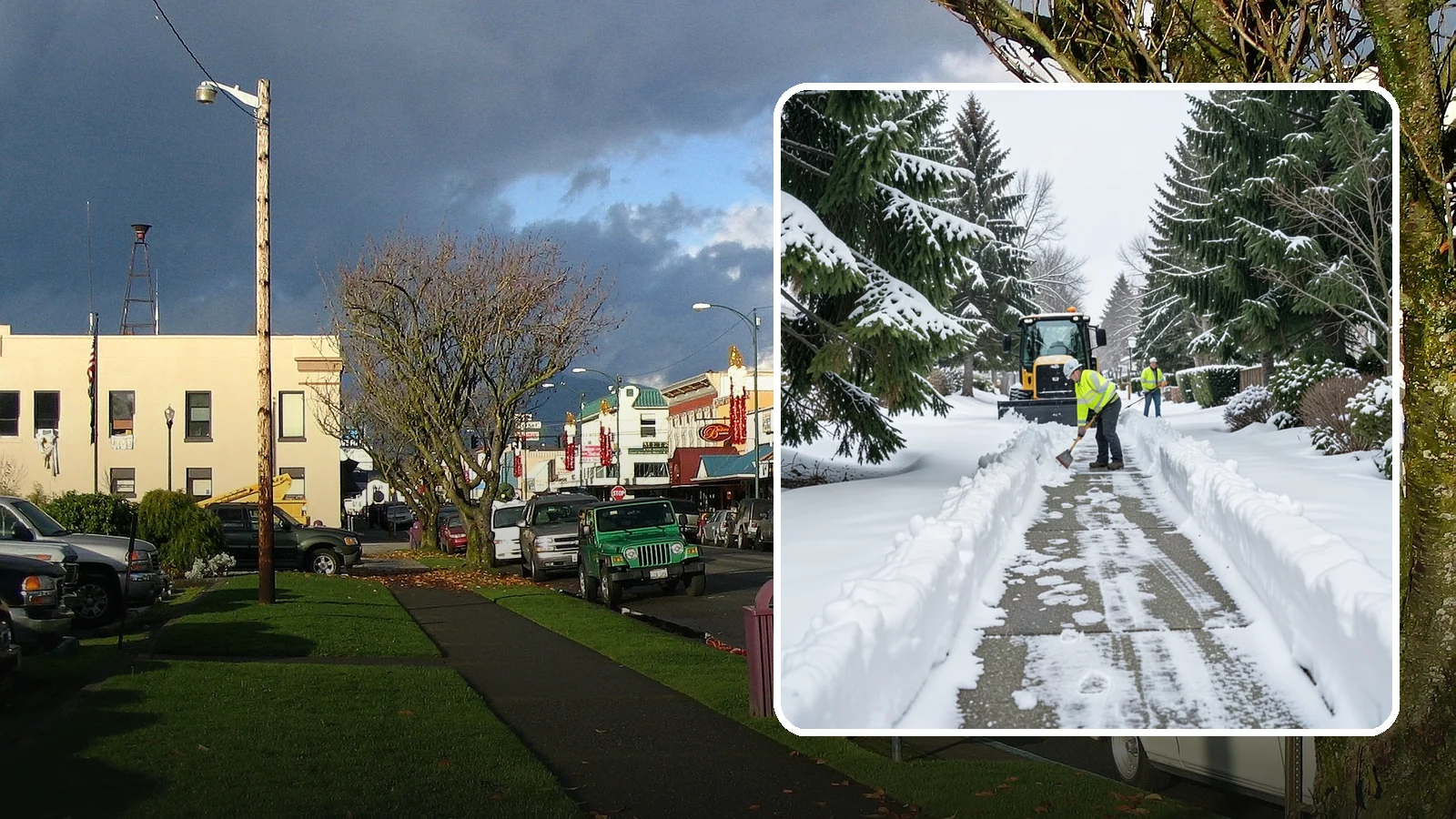 Property Management Sidewalk Clearing in Arlington, Snohomish County, WA - Portfolio-wide sidewalk clearing for Western Washington property managers, delivering consistent walk service and documentation...